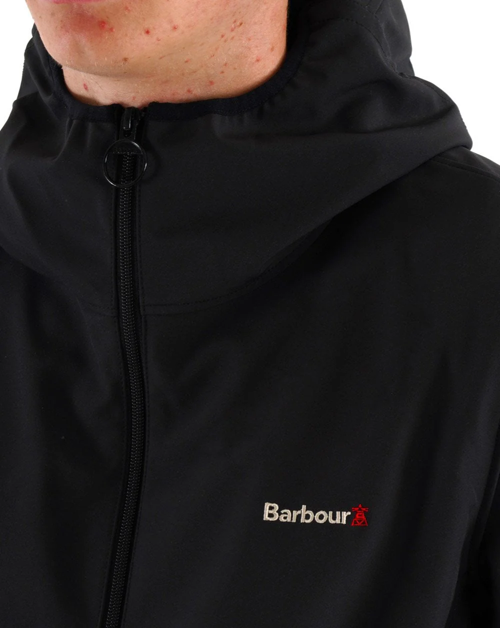 Barbour Winter Peak Softshell Jacket Black - Image 2