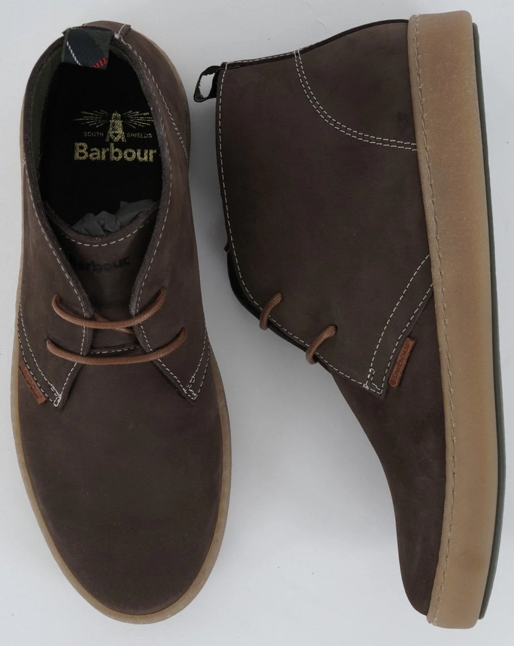Barbour Yuma Chukka Boot Chocolate - Image 3