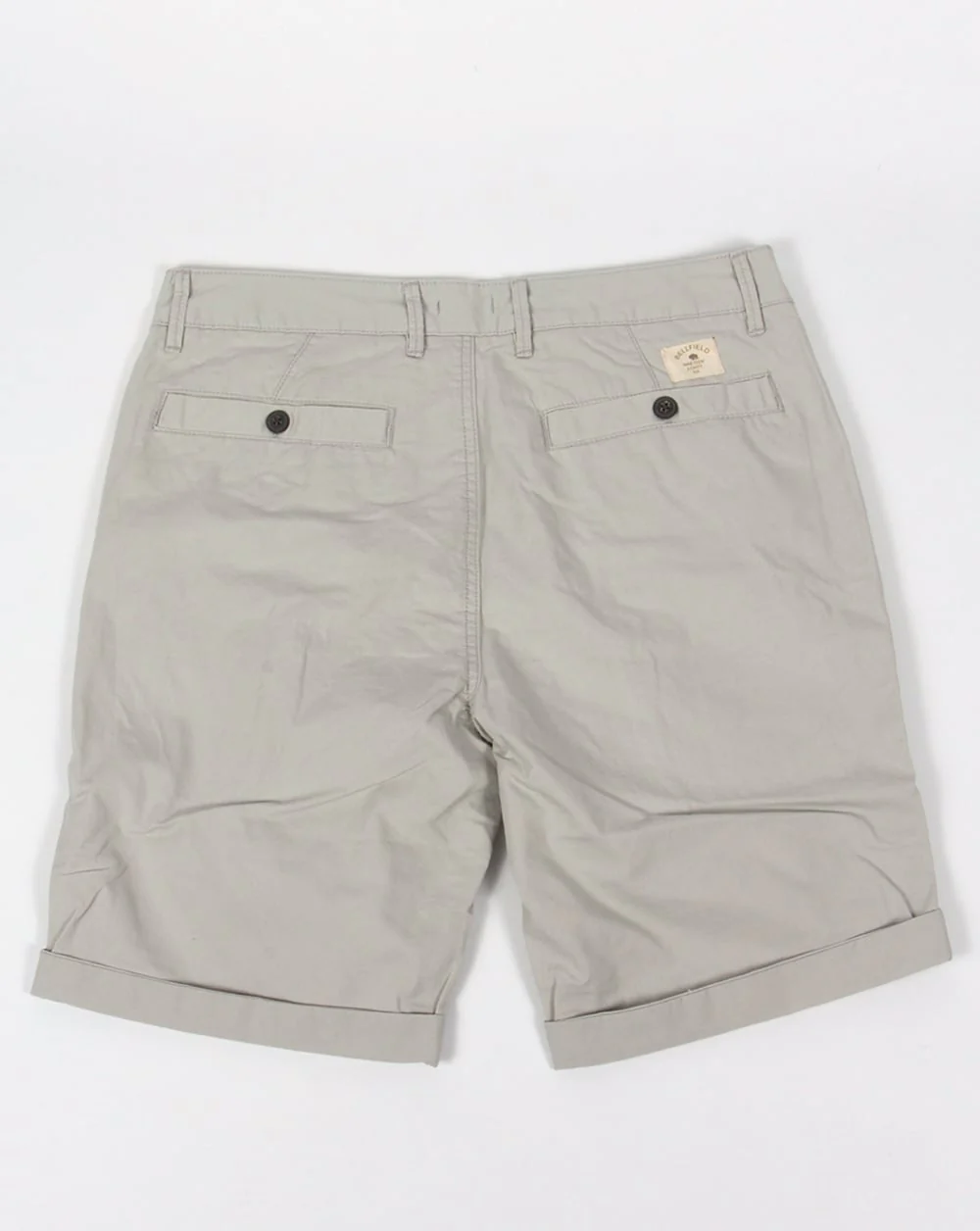 Bellfield Chino Shorts Light Grey - Image 2
