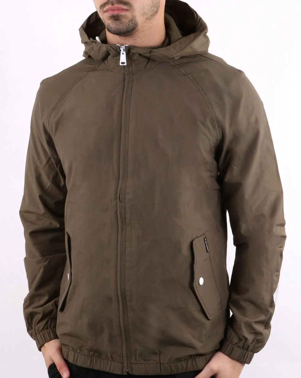 Ben Sherman Hooded Jacket Khaki