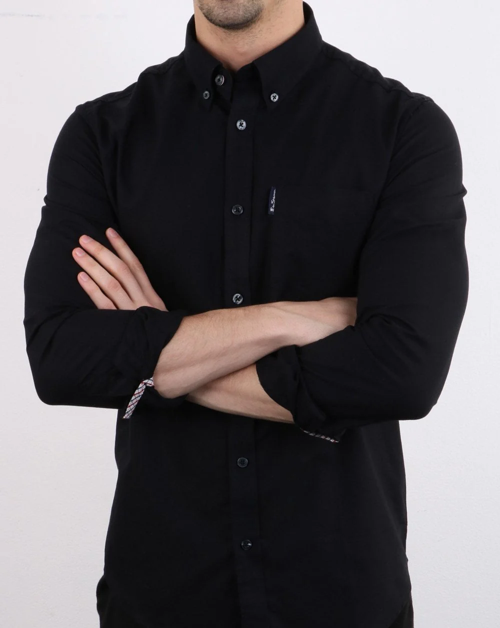 Ben Sherman Oxford Shirt Black - Image 4
