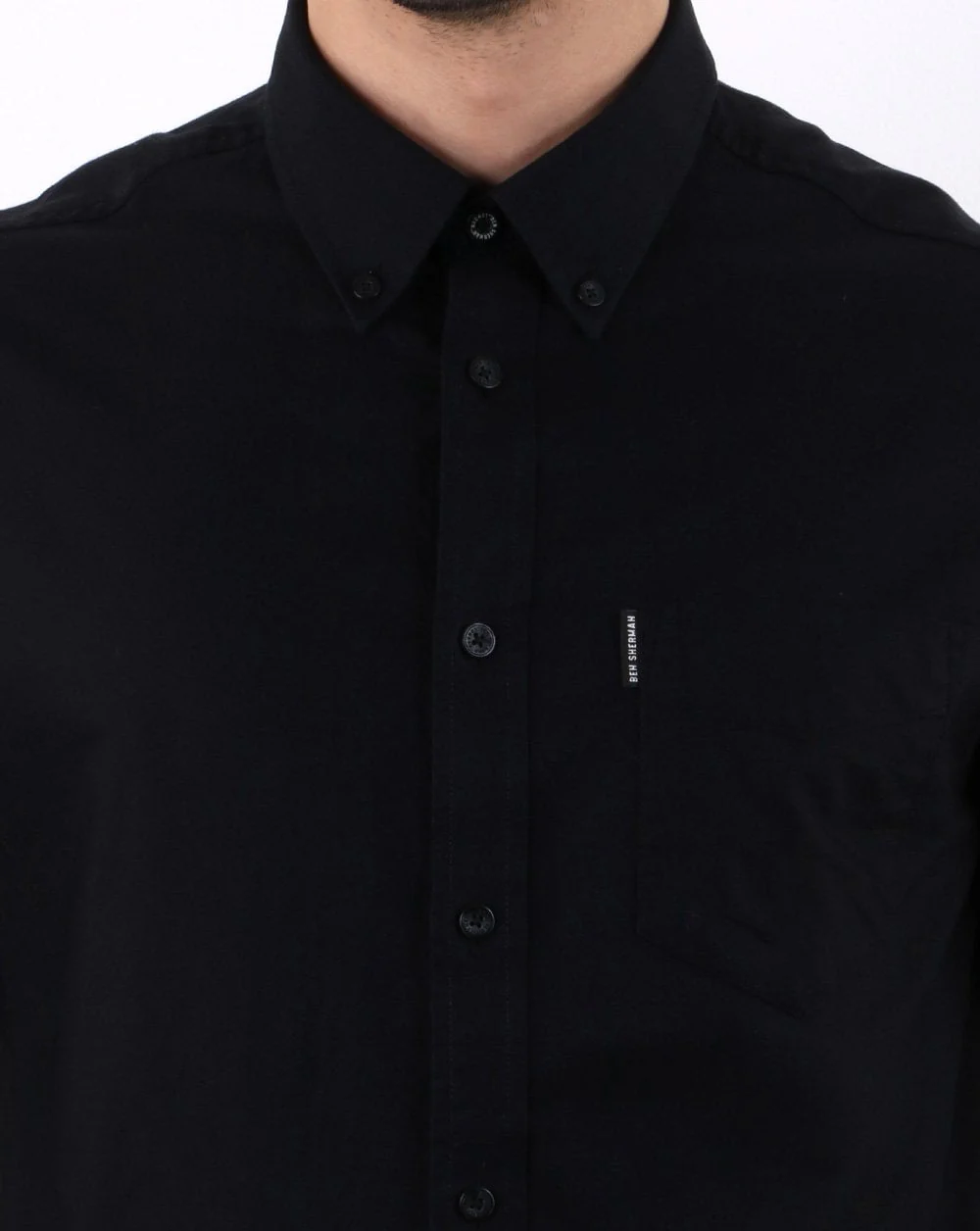 Ben Sherman Oxford Shirt Black - Image 3