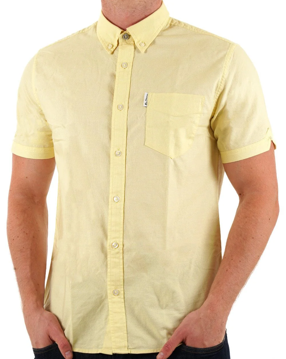 Ben Sherman Signature Oxford SS Shirt Corn