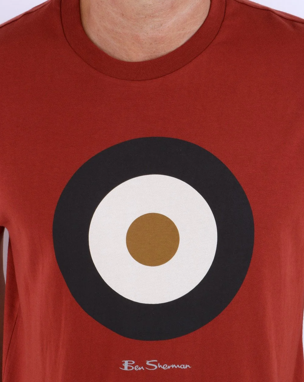 Ben Sherman Signature Target T-shirt Dark Orange - Image 2