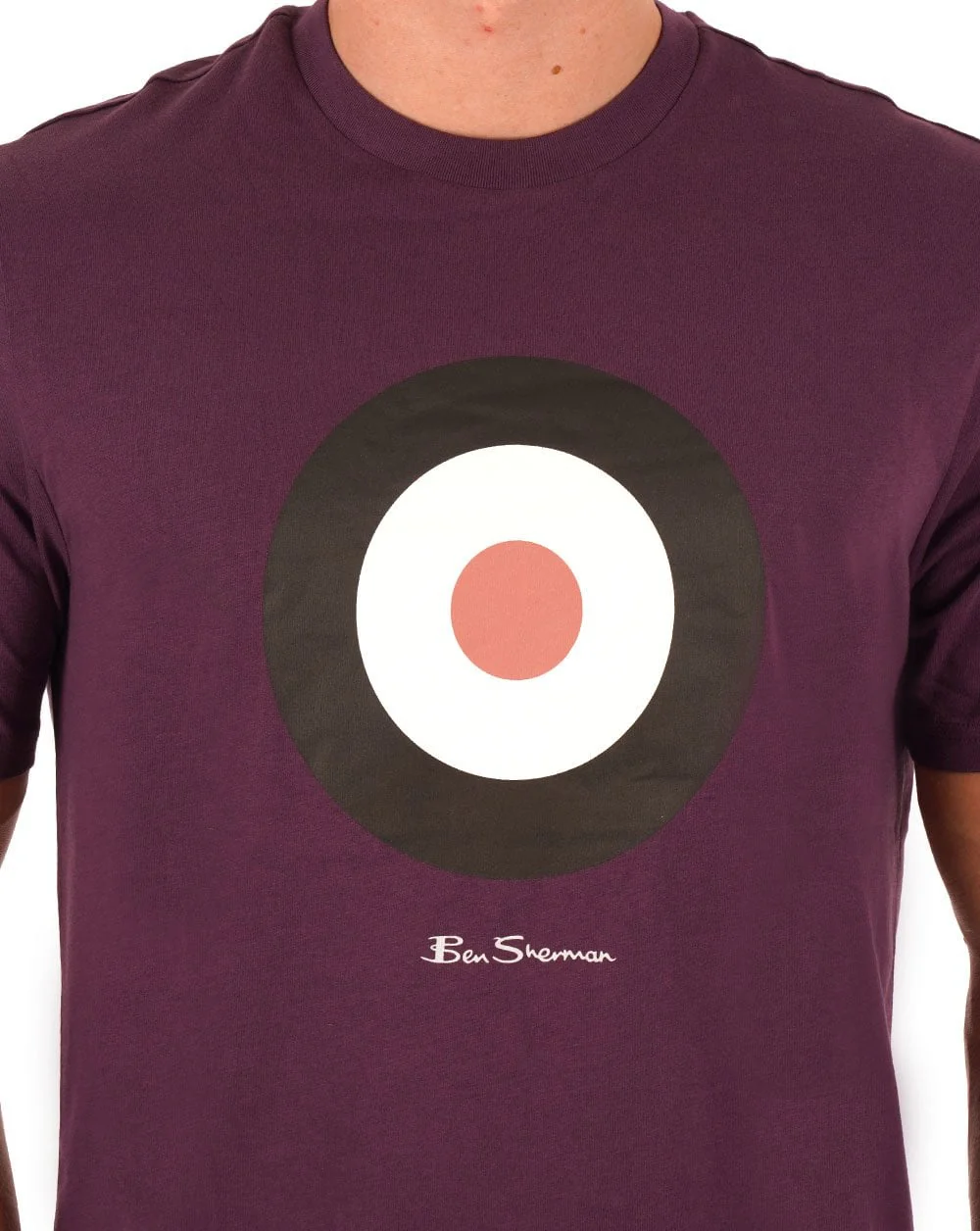 Ben Sherman Signature Target T-shirt Plum - Image 2
