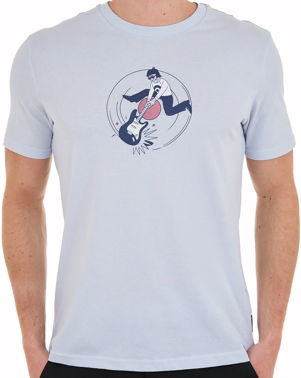 Ben Sherman Smash Target T-shirt Light Blue