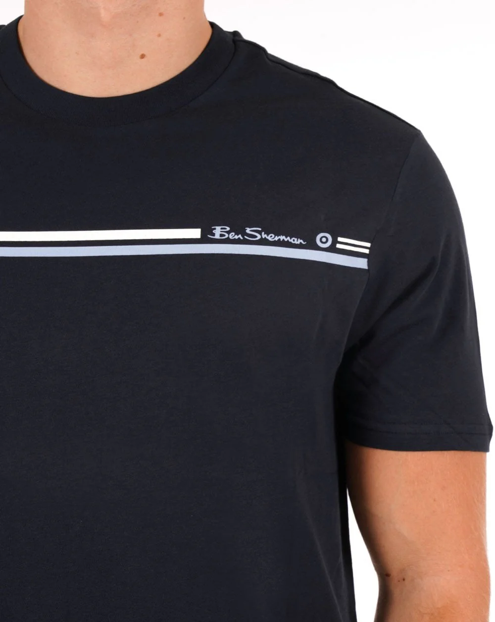 Ben Sherman Stripe T-shirt Navy - Image 2