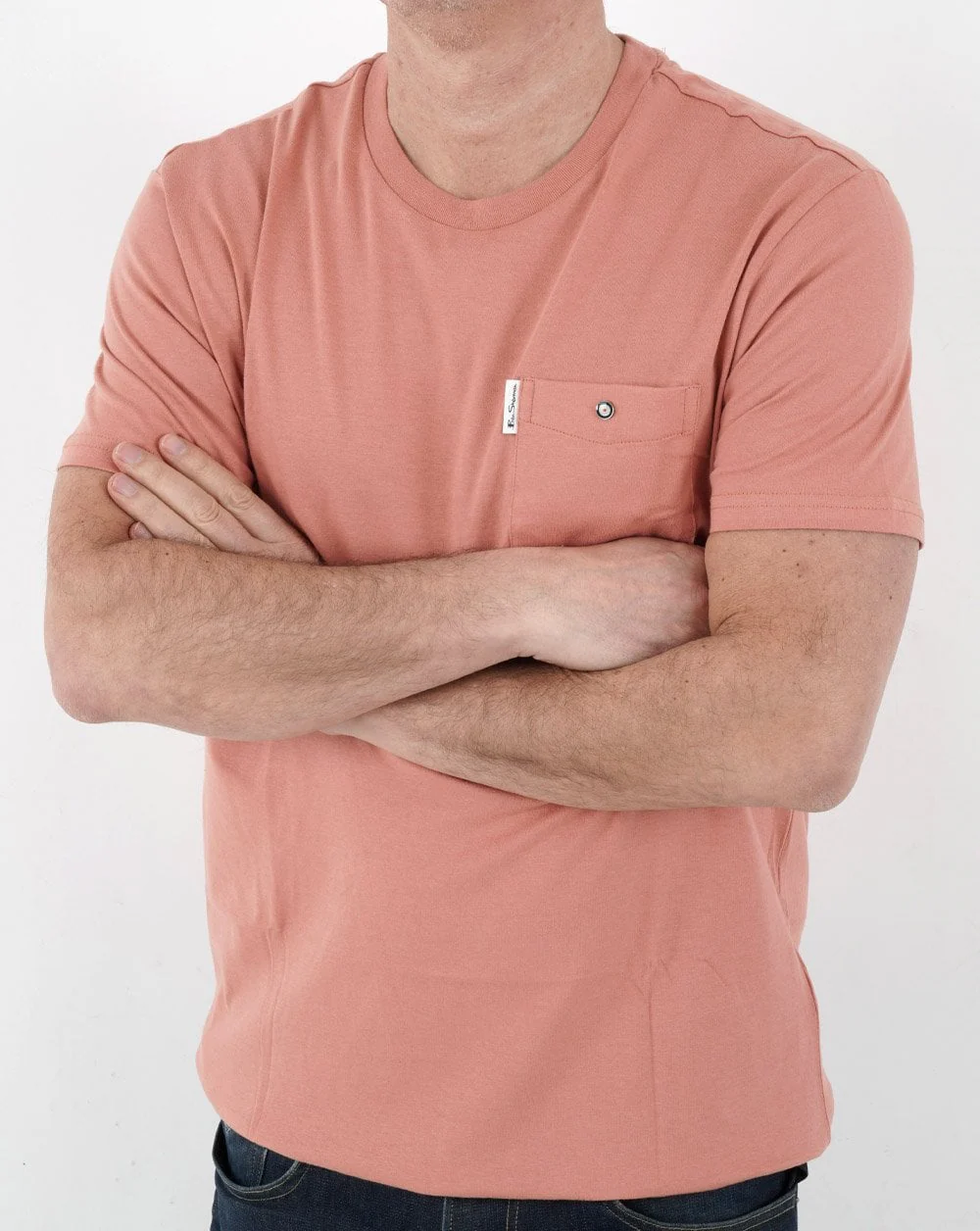 Ben Sherman T-shirt Dark Pink - Image 3