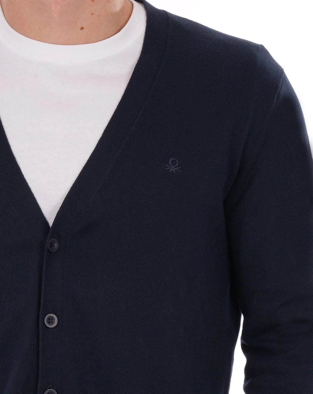 Benetton Cardigan Navy - Image 2