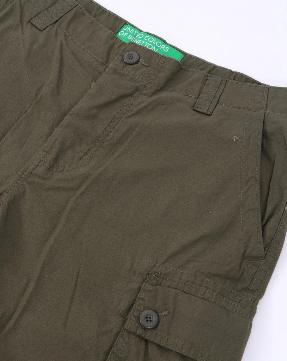Benetton Cargo Short Olive - Image 2