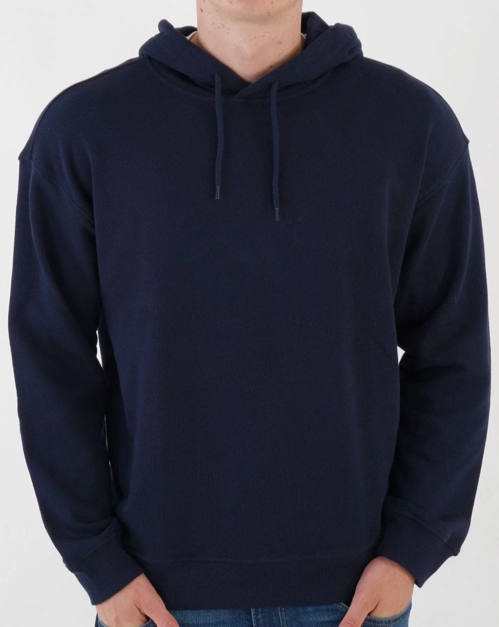 Benetton Cotton Hoodie Navy - Image 4
