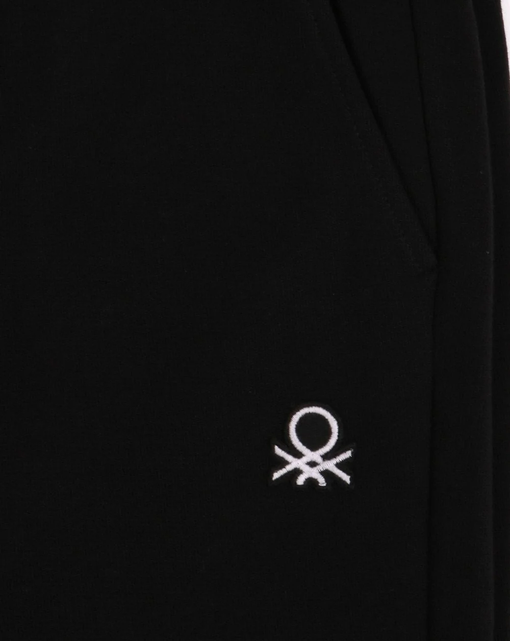 Benetton Fleece Sweat Pant Black - Image 3