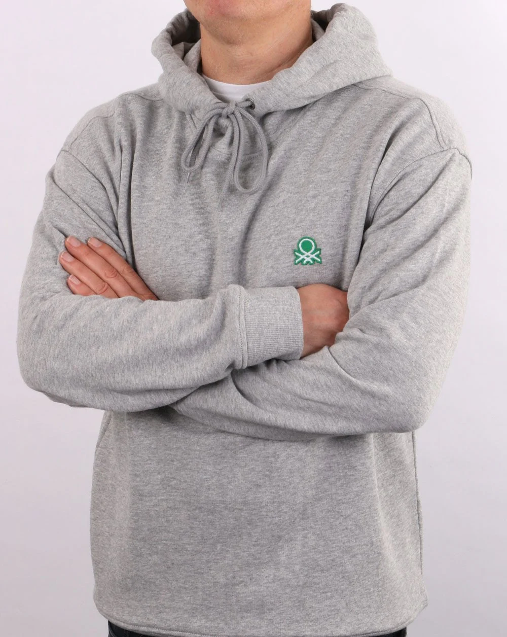 Benetton Hoodie Grey - Image 4