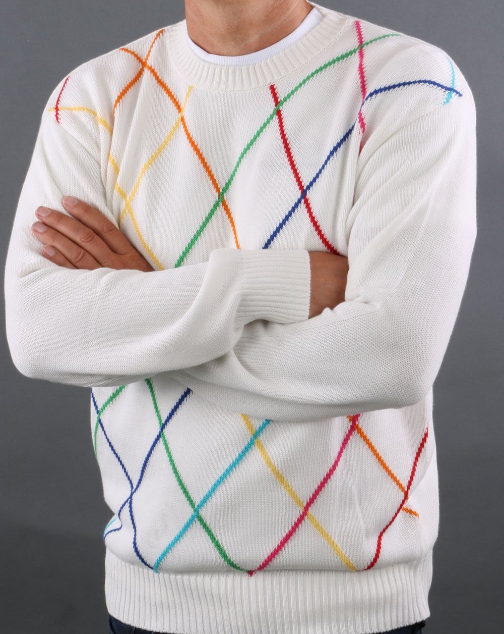Benetton Knit White United Colours Diamond - Image 2
