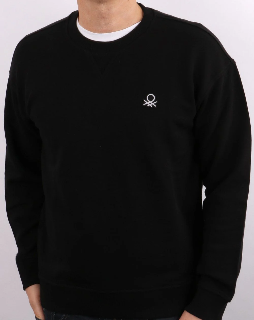 Benetton Logo Sweatshirt Black