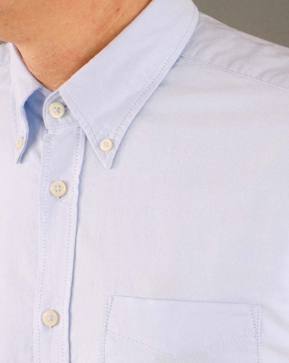 Benetton Oxford Shirt Blue - Image 3