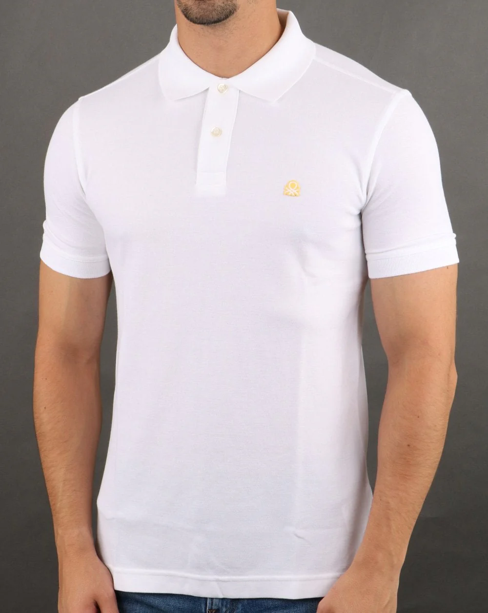 Benetton Polo Shirt White