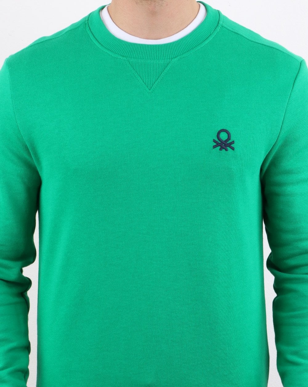 Benetton Sweatshirt Green - Image 4