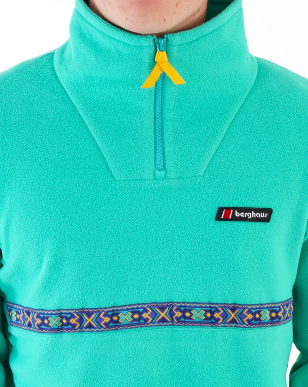 Berghaus Dean St. Aztec 1/4 Fleece Sea Green - Image 2