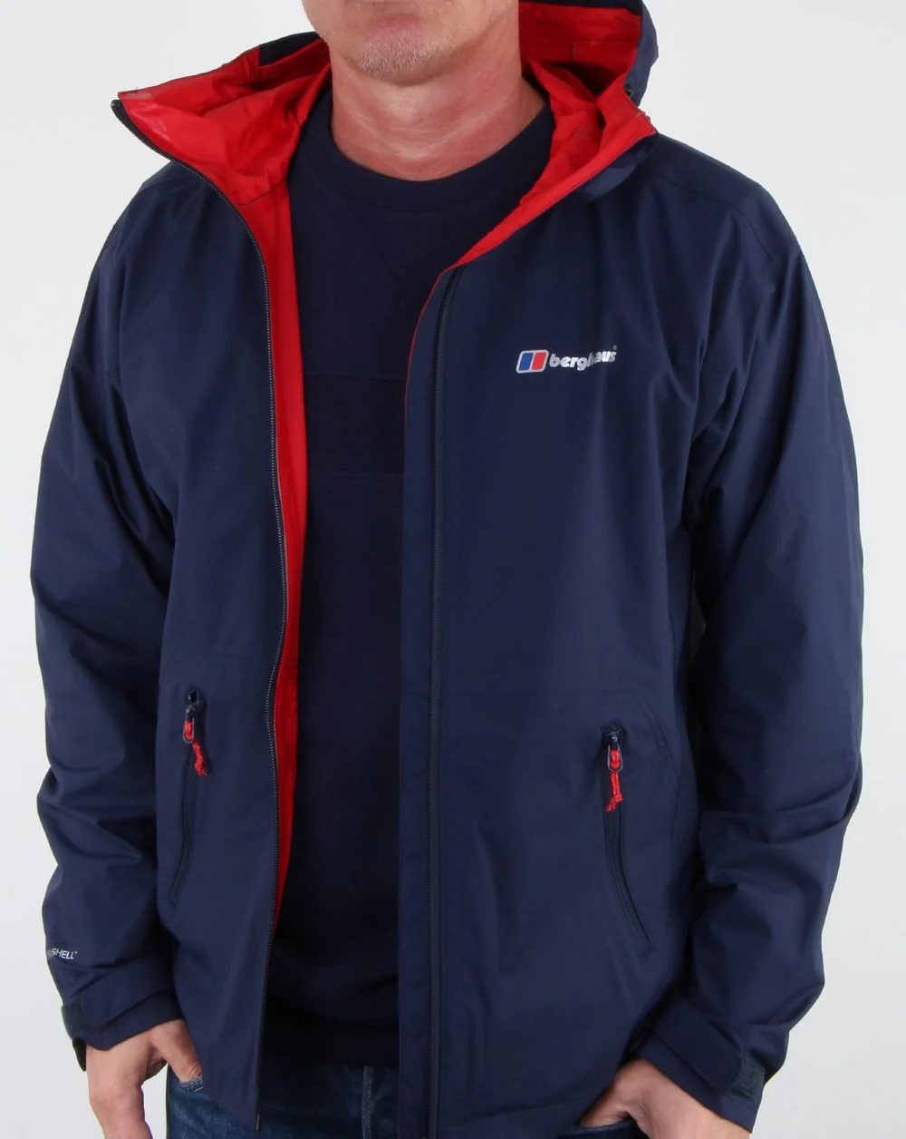 Berghaus Stormcloud Shell Jacket Navy - Image 4