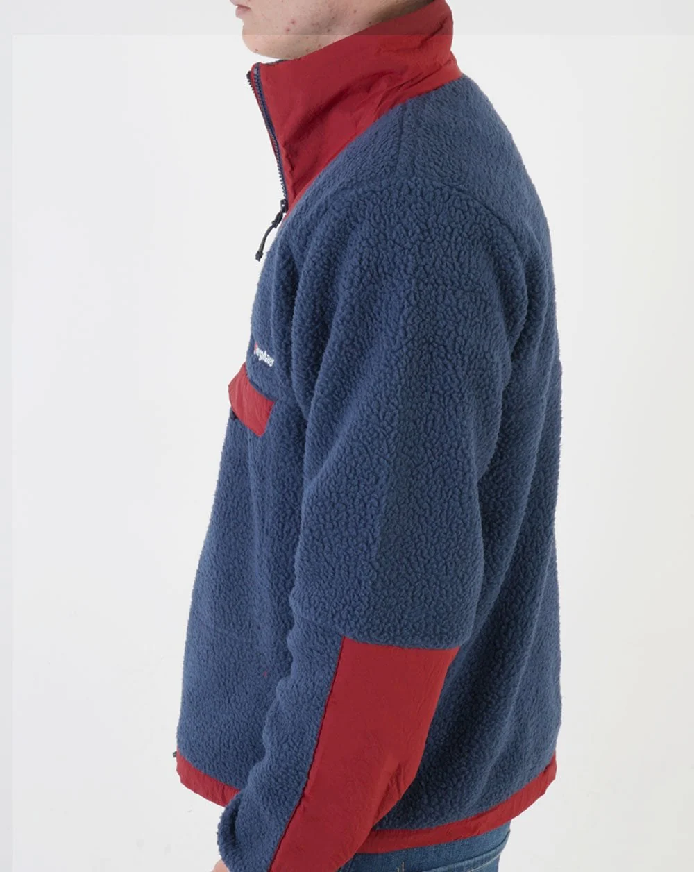 Berghaus U Urb Oversized Smock Fleece Navy/Dark Red - Image 4