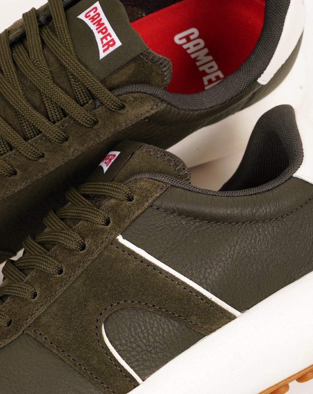 Camper Pelotas Athens Trainers Dark Green - Image 3