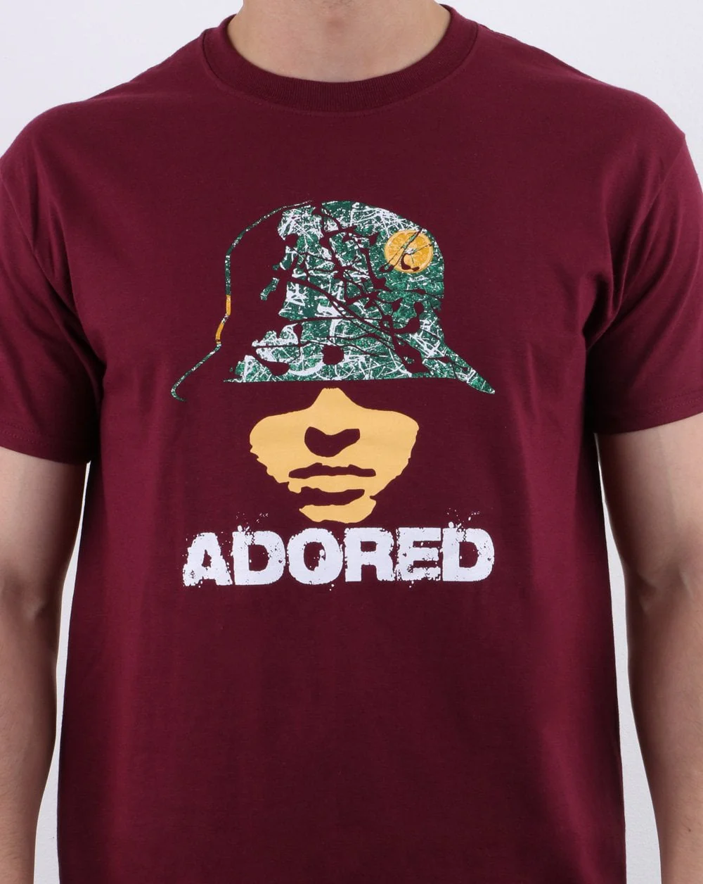 Casuals - Roses Reni Hat T-shirt Claret - Image 3