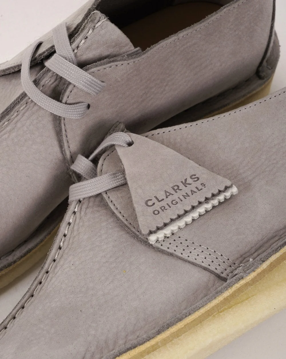 Clarks Originals Desert Trek Shoe Nubuck Taupe - Image 2