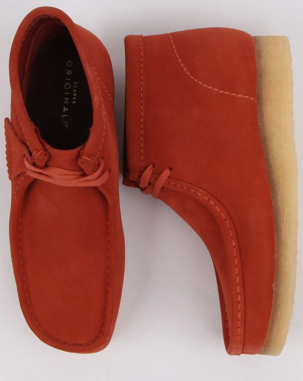 Clarks Originals Wallabee Boot Burnt Orange - Image 2