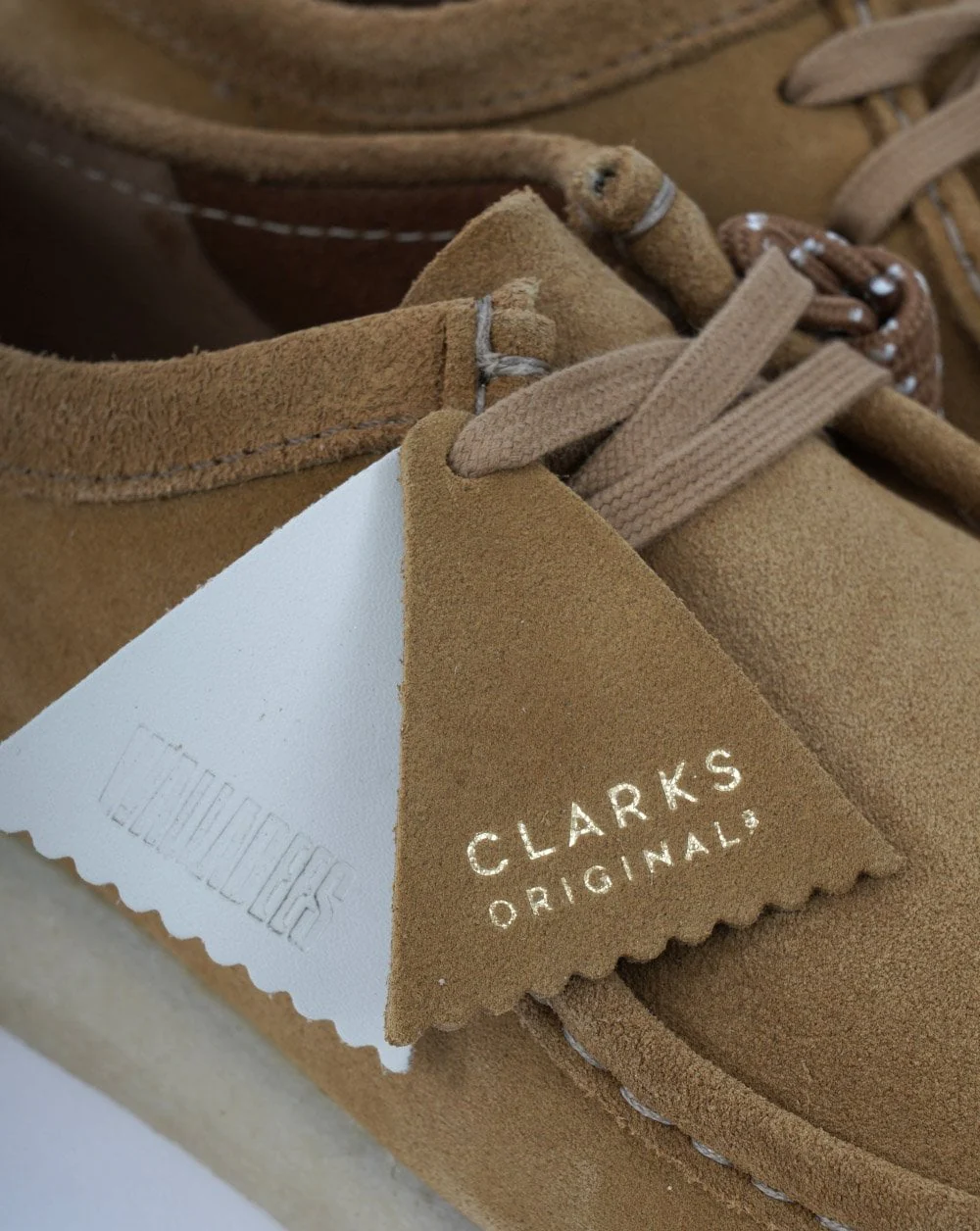 Clarks Originals Wallabee Shoe Oatmoss Suede - Image 2