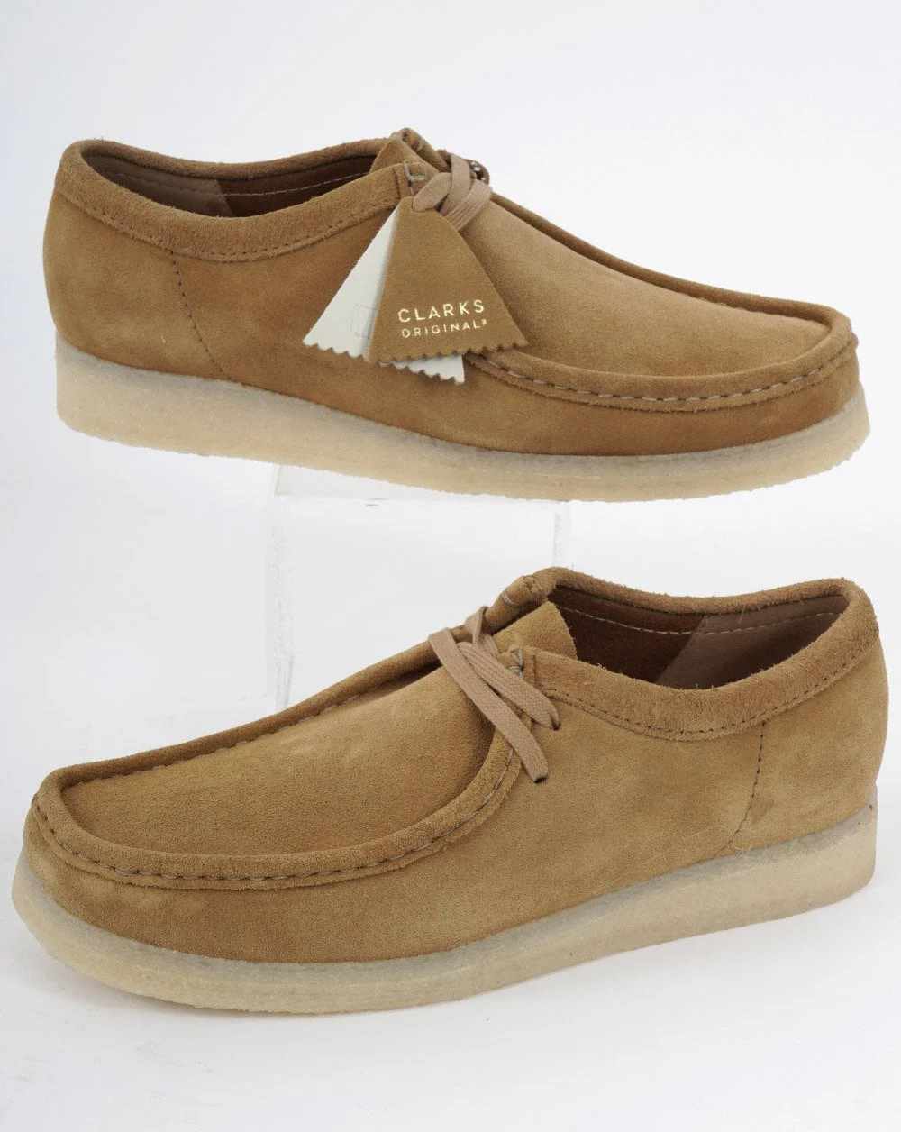 Clarks Originals Wallabee Shoe Oatmoss Suede - Image 3