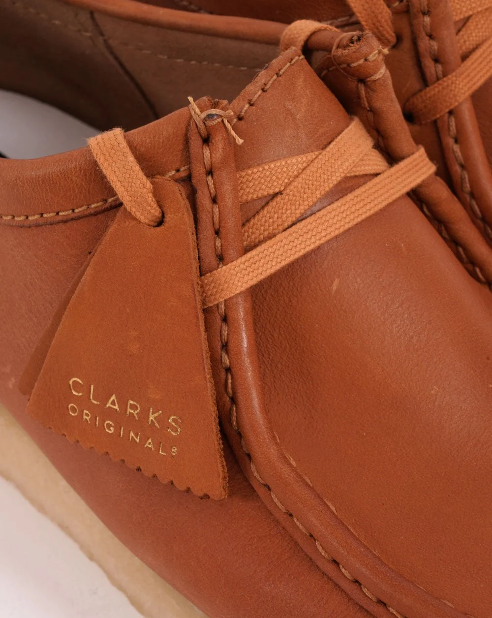 Clarks Originals Wallabee Shoe Tan Leather - Image 2