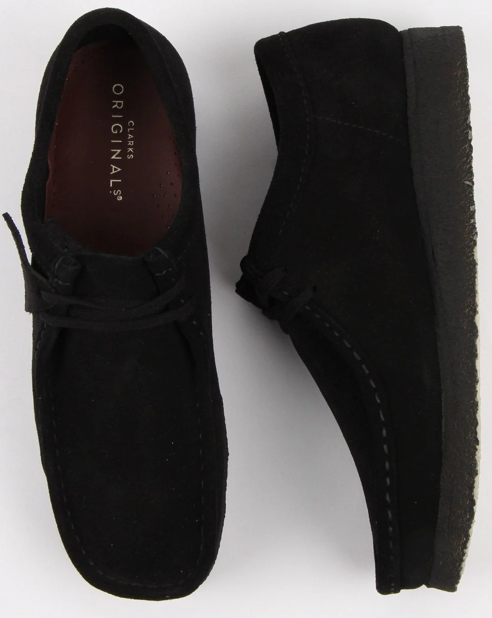 Clarks Originals Wallabee Suede Black - Image 3