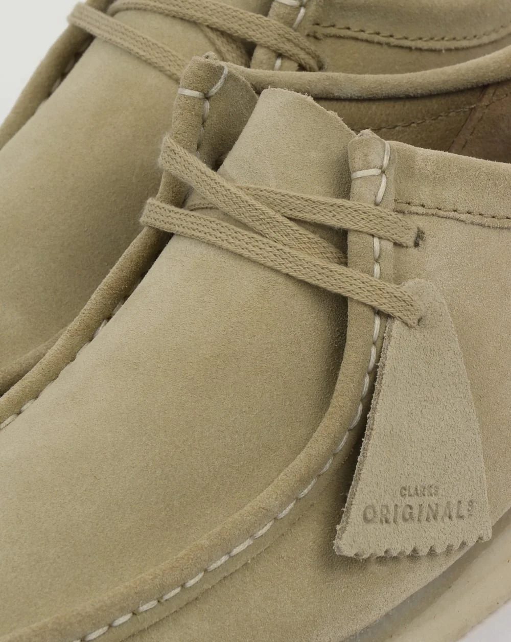Clarks Originals Wallabee Suede Shoes Maple - Image 4