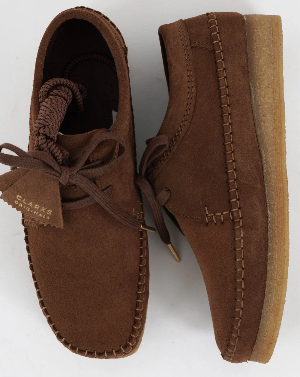 Clarks Originals Weaver Shoe Cola Suede