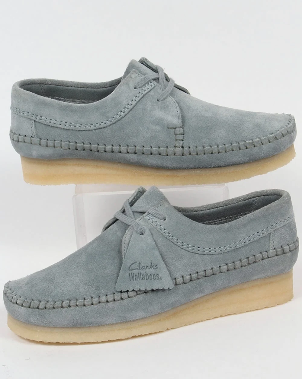 Clarks Originals Weaver Shoes Blue Grey