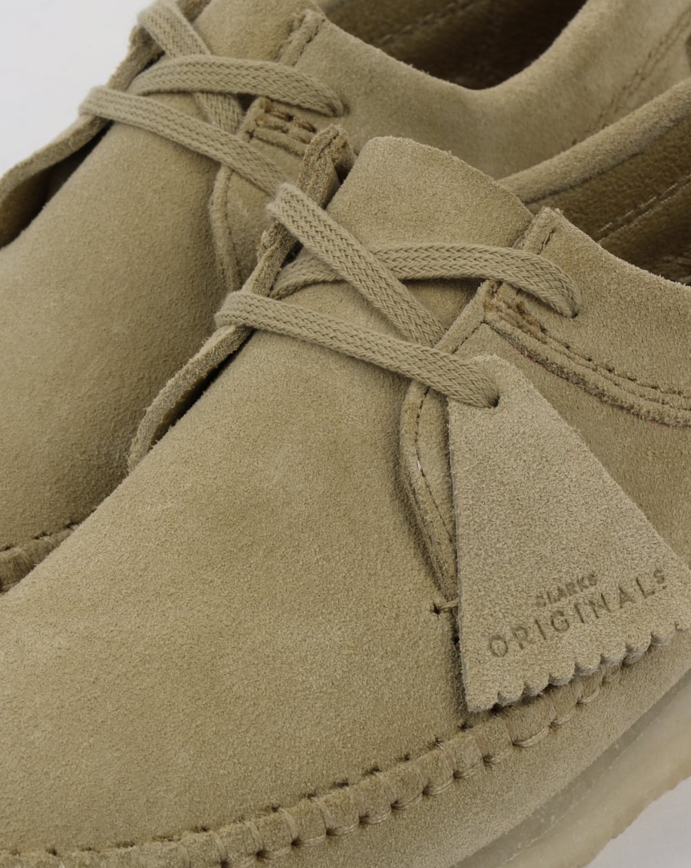 Clarks Originals Weaver Suede Shoes Maple - Image 3