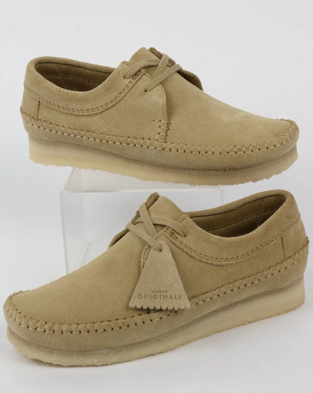Clarks Originals Weaver Suede Shoes Maple - Image 4