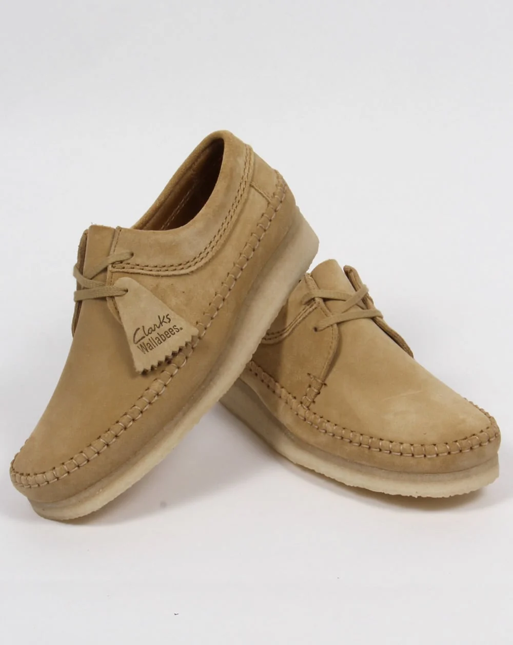 Clarks Originals Weaver Suede Shoes Maple - Image 4