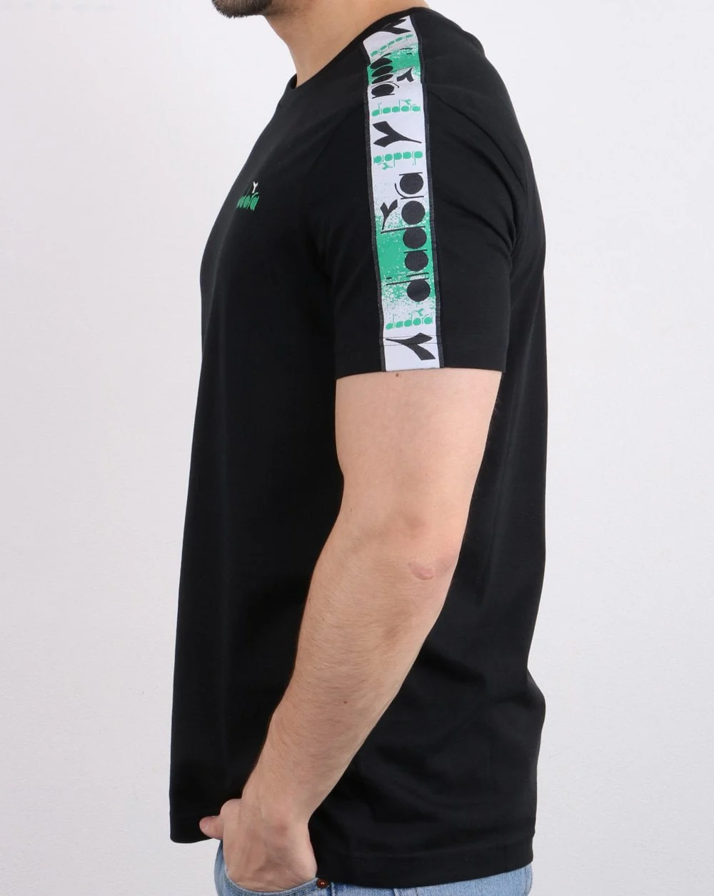 Diadora 5palle Offside T-shirt Black - Image 4