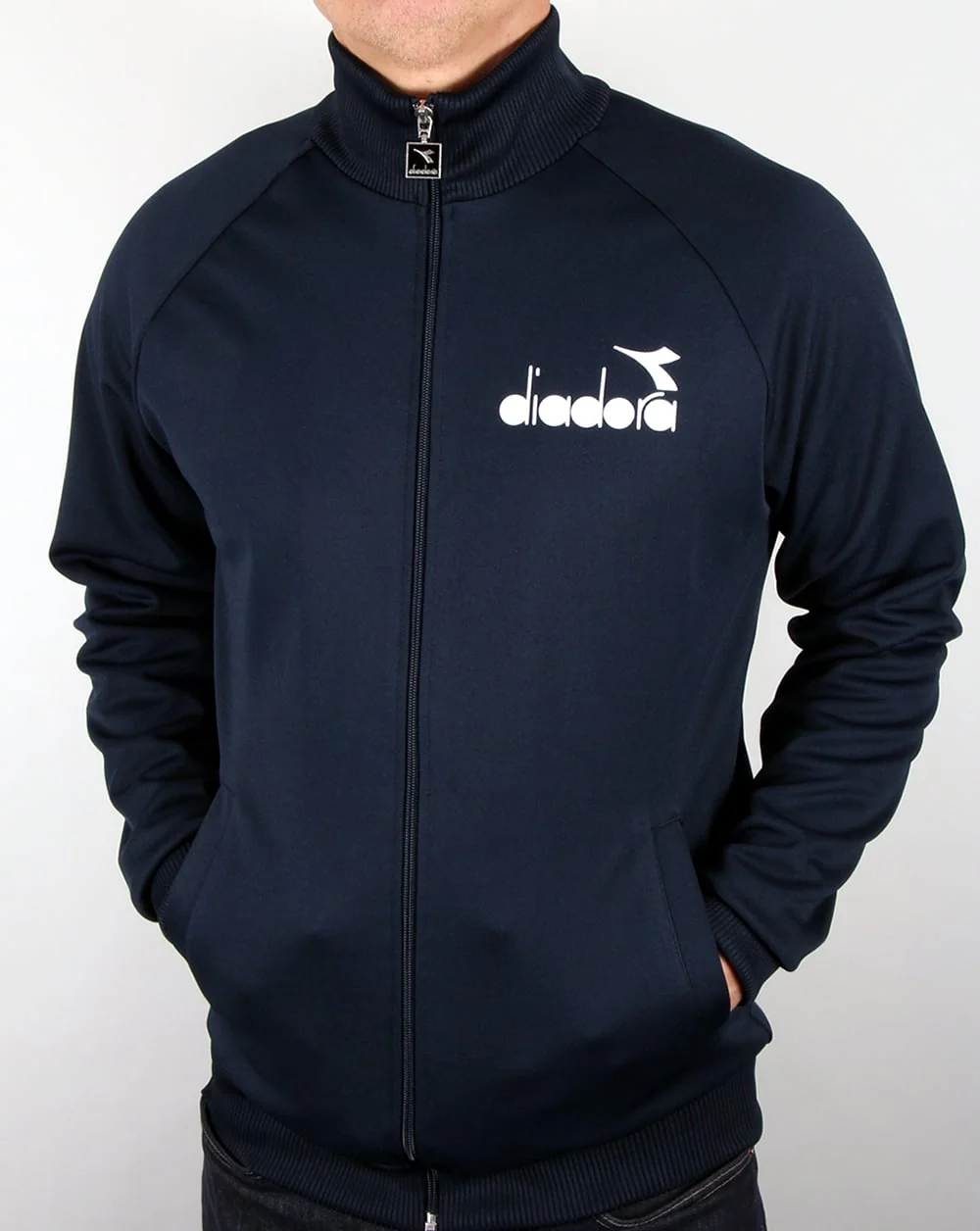 Diadora 80s Track Top Blue Denim - Image 3