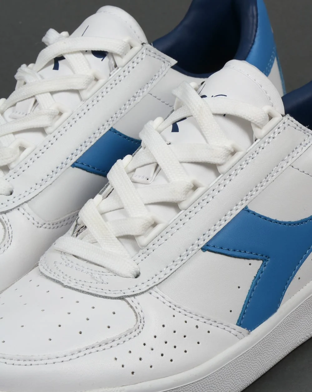 Diadora B. Elite Trainers White/Campanula Blue - Image 4