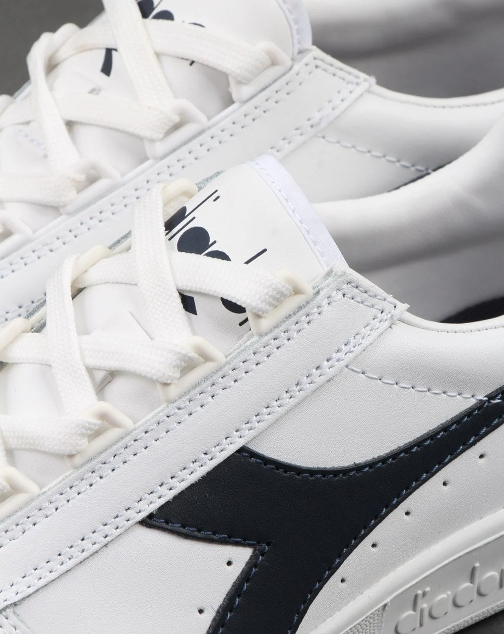 Diadora B. Elite Trainers White/Denim Blue - Image 4