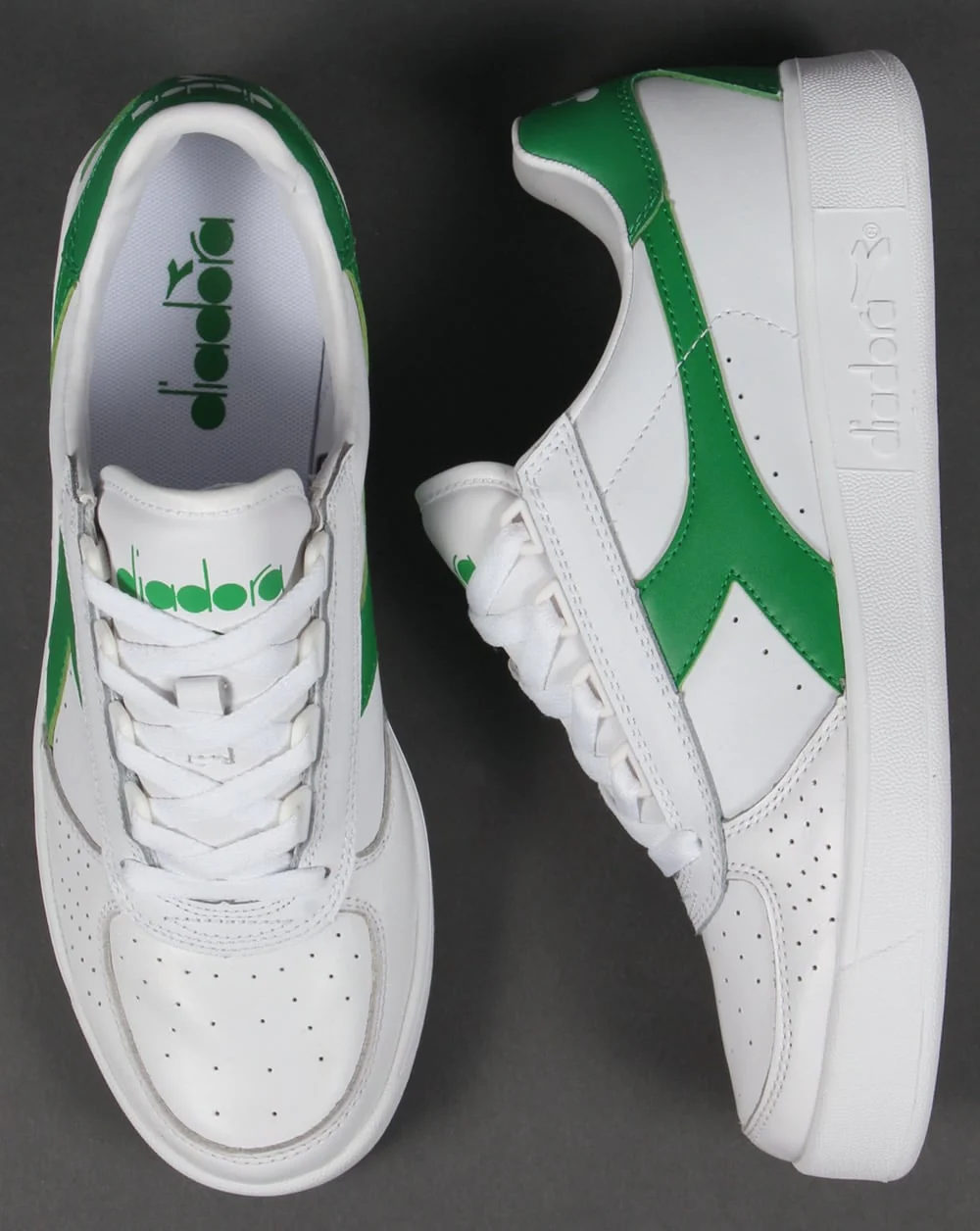 Diadora B. Elite Trainers White/Green - Image 2