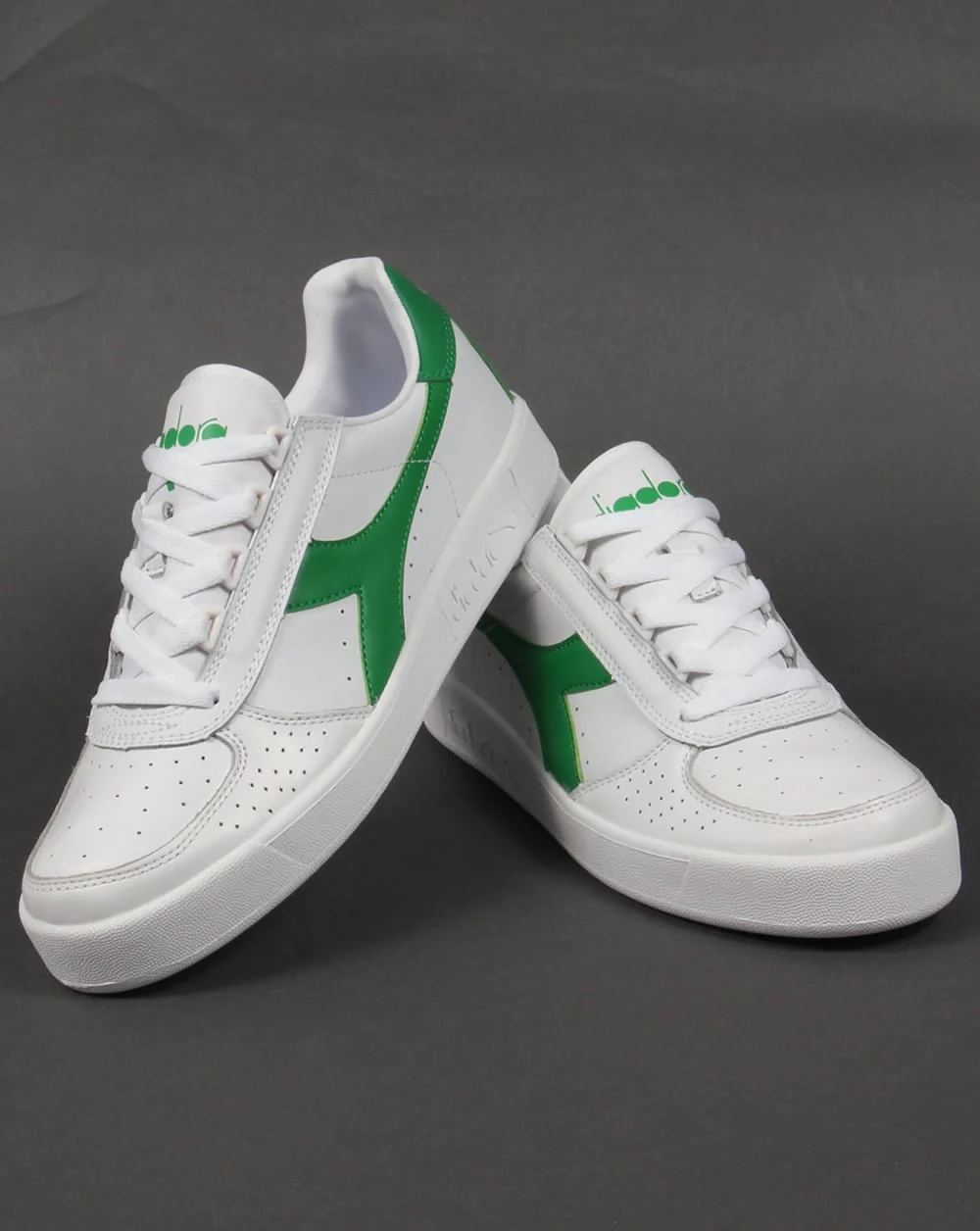 Diadora B. Elite Trainers White/Green - Image 3