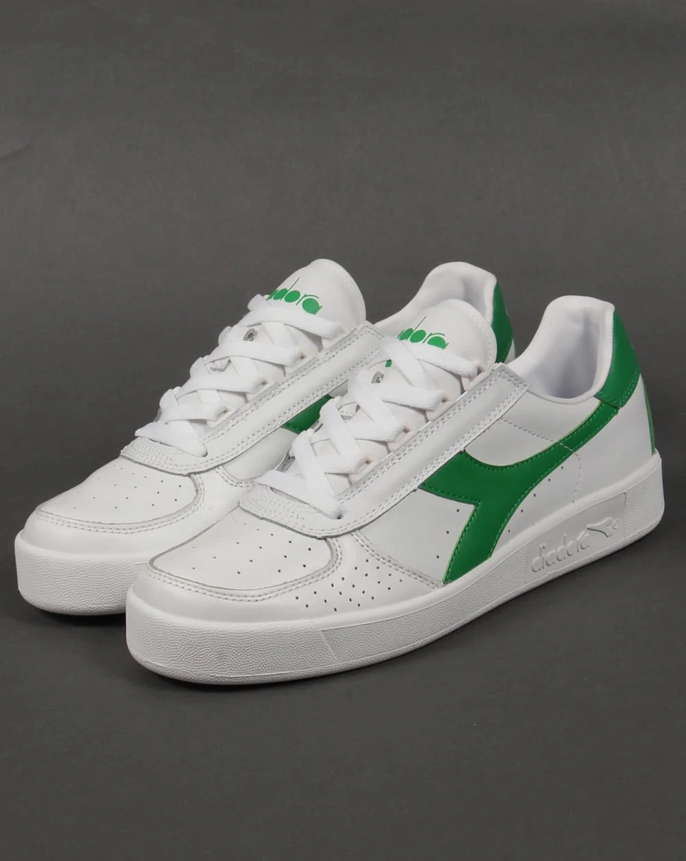 Diadora B. Elite Trainers White/Green - Image 4