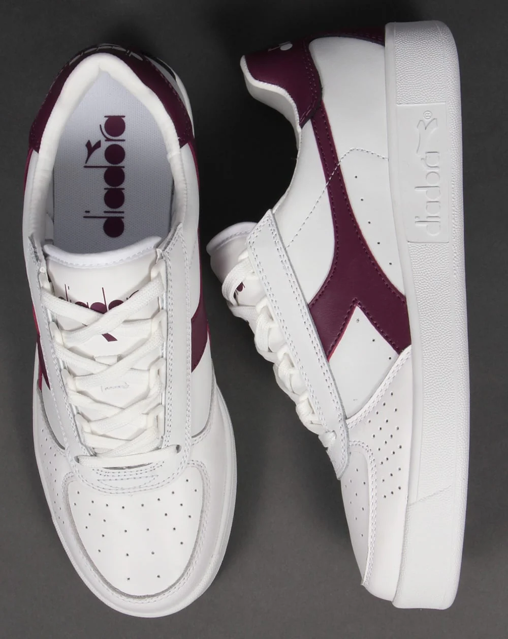 Diadora B. Elite Trainers White/Purple - Image 2