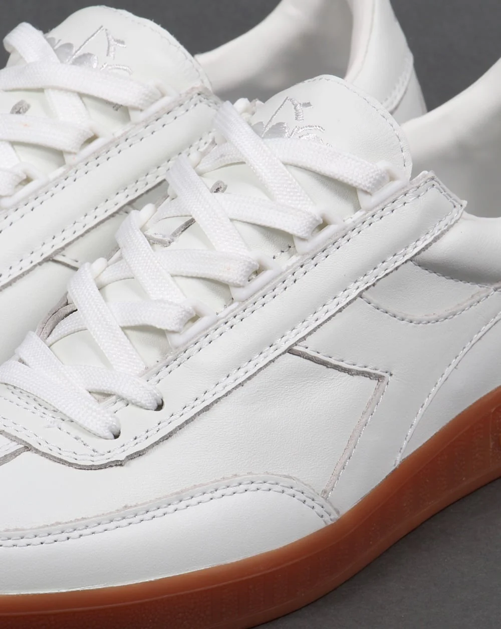 Diadora B Original Premium Trainers White/Gum - Image 4