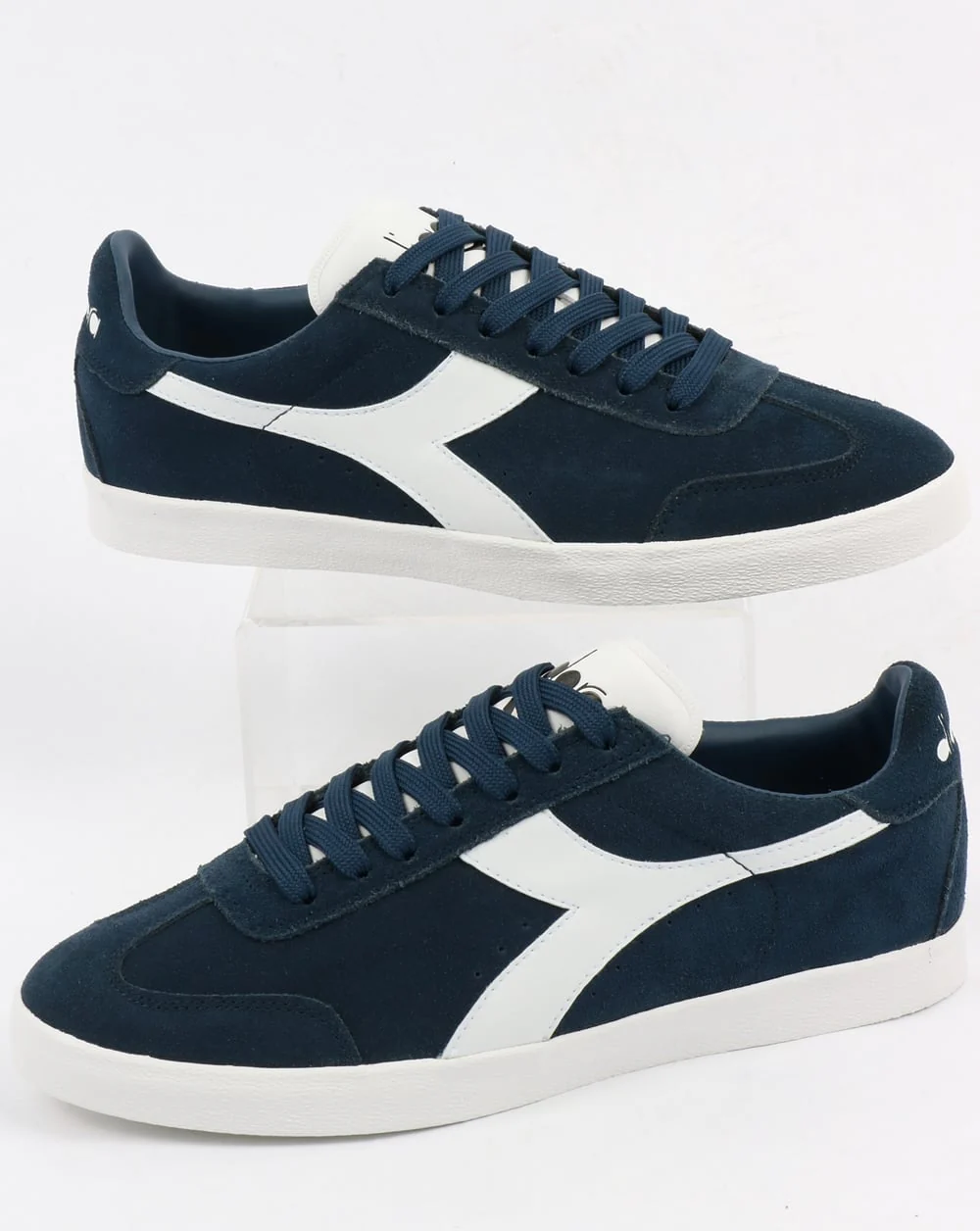 Diadora B Original VLZ Trainers Blue Denim/White