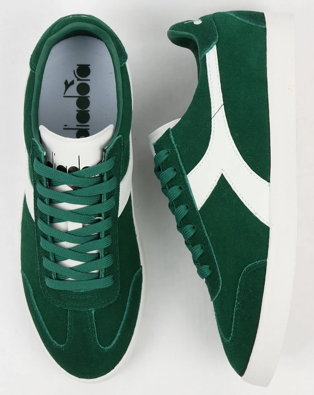 Diadora B Original VLZ Trainers Posy Green/White - Image 2